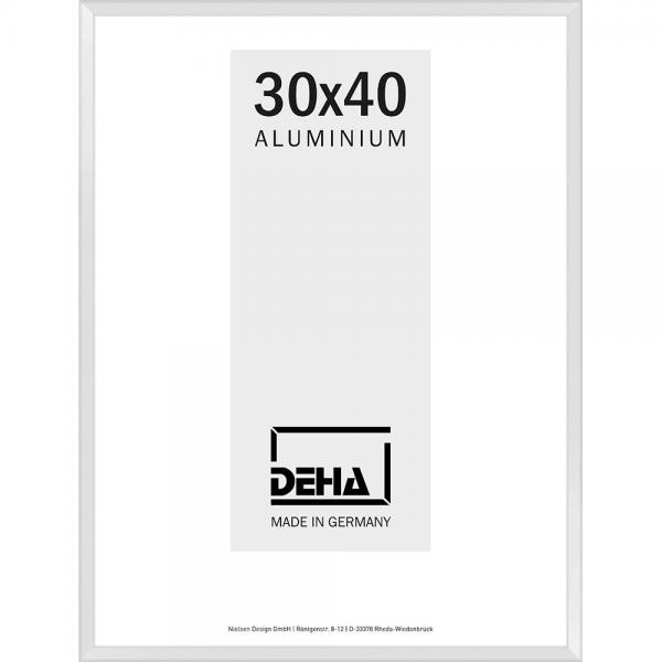 Alu Bilderrahmen Sceptrum 59,4x84,1 cm (A1) | Weiß RAL 9016 | Normalglas