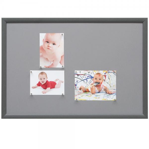 Magnettafel Olivia 40x60 cm | Grau