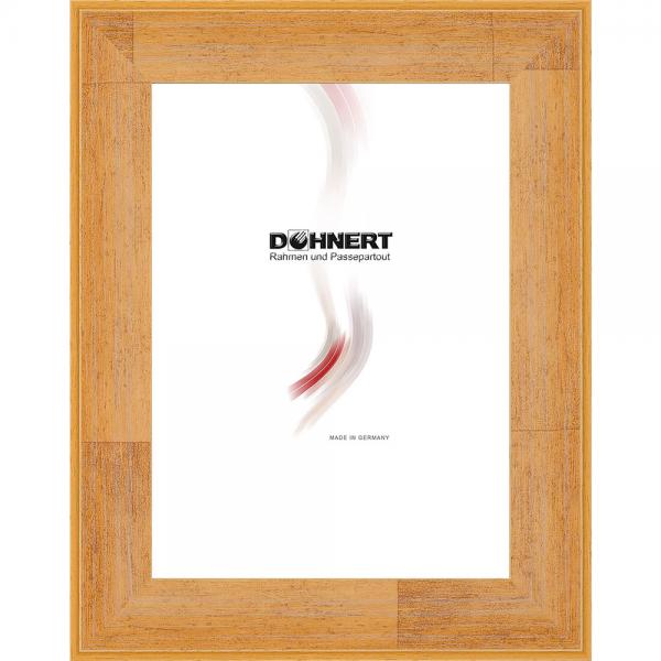 Holz Bilderrahmen Zuschnitt High Barnet Gelb | Normalglas (2 mm)