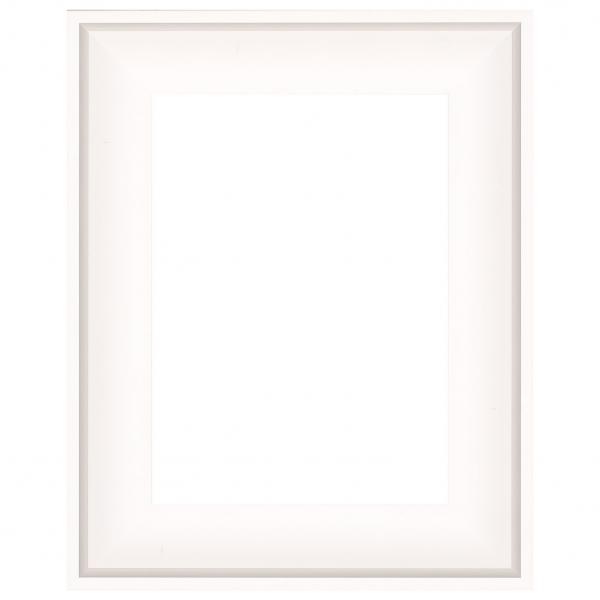 Schattenfugenrahmen Whitechapel 40x50 cm | Weiß | Leerrahmen (ohne Glas und Rückwand)