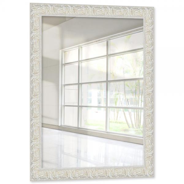 Holz Wandspiegel Gjain 30x90 cm | Weiß | Spiegel (2 mm)