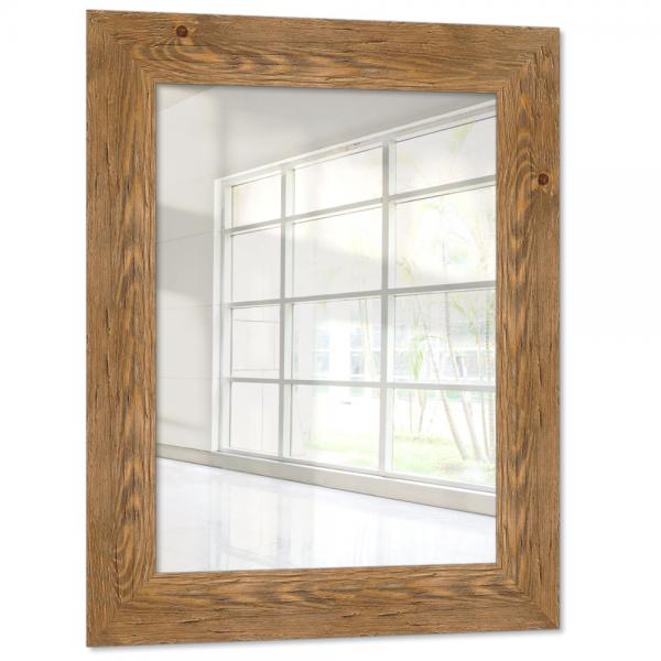 Holz Wandspiegel Cotonou 40x50 cm | Eiche | Spiegel (2 mm)