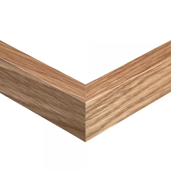 Holz 10 Magnet-Bilderrahmen 50x70 | Eiche natur | Normalglas