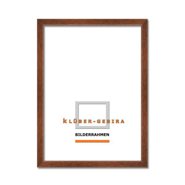 Holz Bilderrahmen Calvia 30x45 | Nussbaum | Normalglas