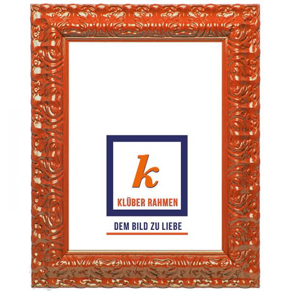Barock Bilderrahmen Salamanca Color 59,4x84,1 (A1) | carrot | Kunstglas (2 mm)