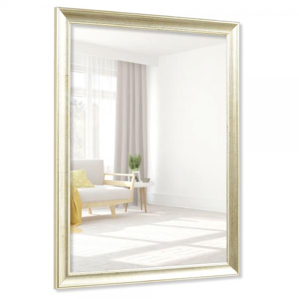 Spiegelrahmen Périgueux 50x70 cm | antiksilber | Spiegel (2 mm)
