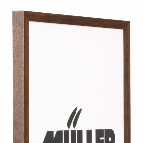 Holz Bilderrahmen Sachsen 13x18 cm | Wenge | Antireflexglas