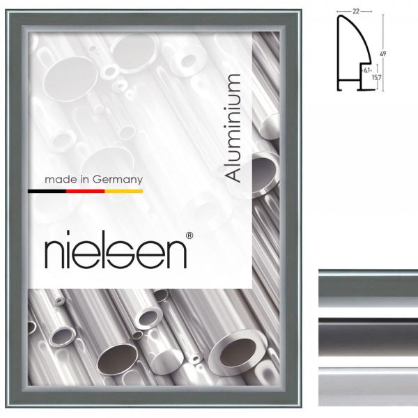 Alu Bilderrahmen Profil 281 42x59,4 cm (A2) | Silber | Normalglas