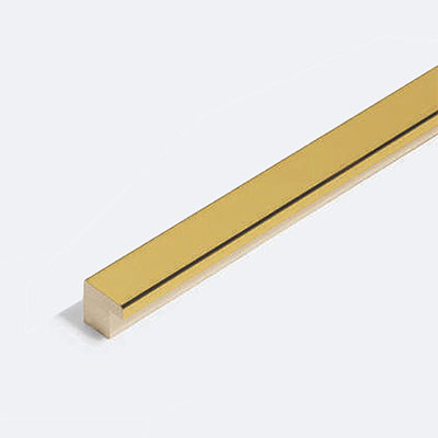 Holz Bilderrahmen Matrix 20x20 50x70 cm | Gold | Normalglas