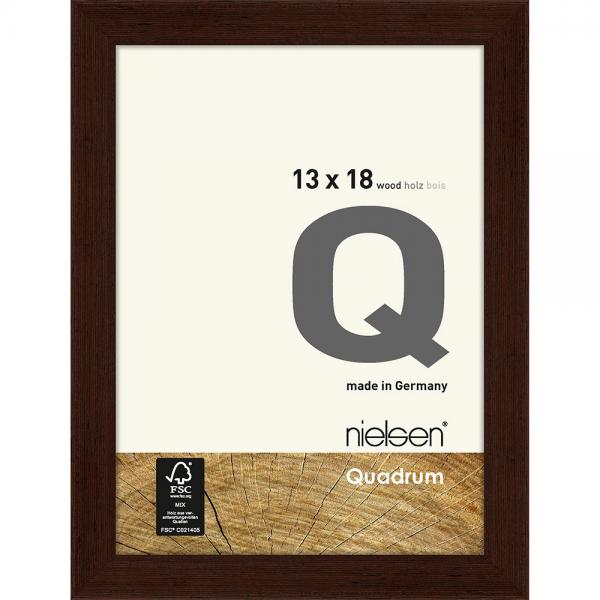 Fotorahmen Quadrum 13x18 cm | Wenge | Normalglas (2 mm)