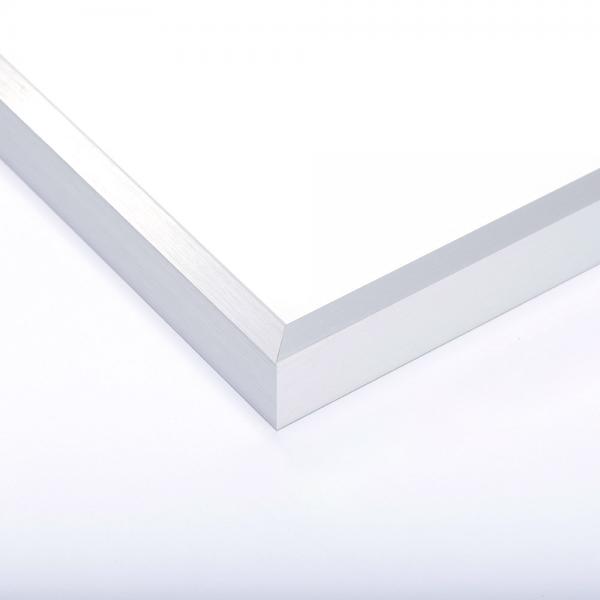 Alu Bilderrahmen Profil K 21x29,7 cm (A4) | silber matt | Normalglas