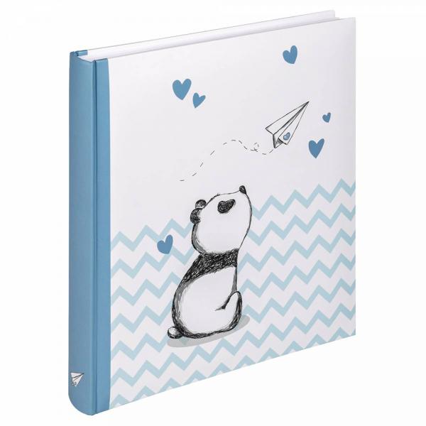 Baby-Fotoalbum Little Panda 28x30,5 cm | blau