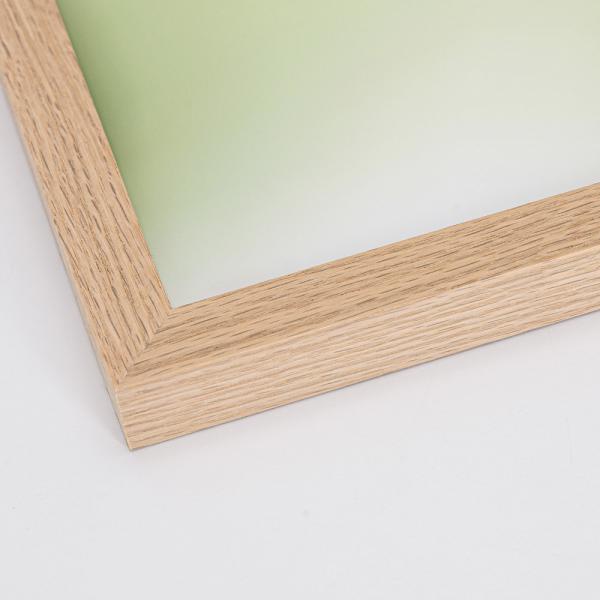 Holz Bilderrahmen Rhön 45x60 cm | Eiche | Acrylglas (2 mm)